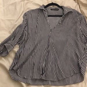 ZARA Women Striped Tee